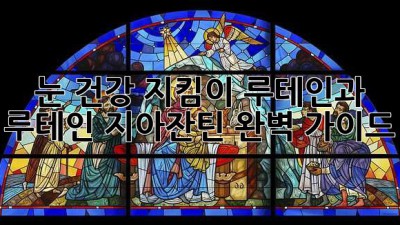 눈 건강 지킴이: 루테인과 루테인 지아잔틴 완벽 가이드